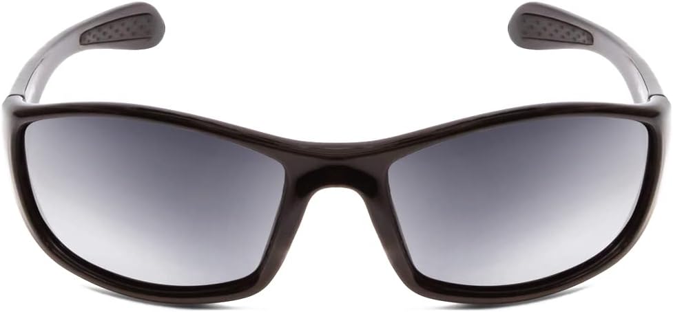 Coyote Eyewear FP-05 Floating Polarized Sunglasses, Black Frame, Gray Lens