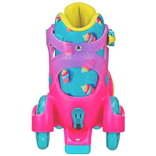 Fun Roll Beginner Roller Skates by Roller Derby, Adjustable Sizing, Skates for Kids, Toddlers, Boys, Girls