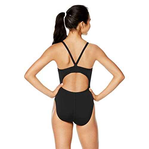 Speedo Women's Swimsuit One Piece Endurance+ Flyback Solid Adult Team Colors