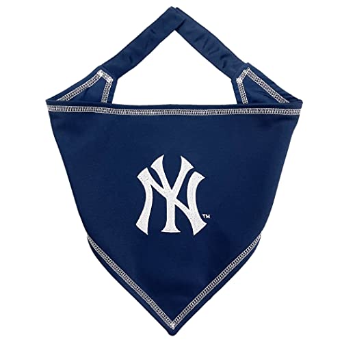MLB New York Yankees Pet Bandana Tie Large/X-Large Dog Cat Accessory