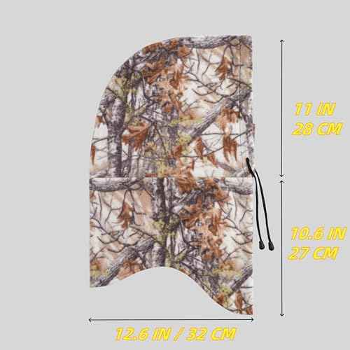 Face Mask, Balaclava, Camo Skiing Face Cover, Warm & Windproof Headwear for Men & Women, Hunting, Camping, Hiking