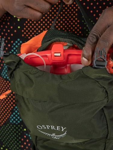 Osprey Katari 3L Men's Biking Backpack with Hydraulics Reservoir, Green Creek