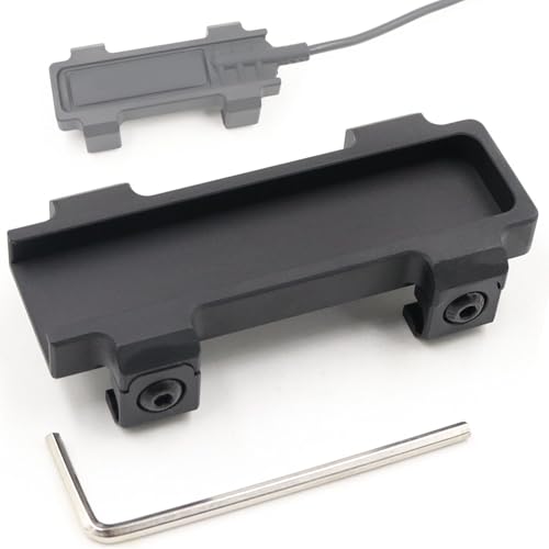 Black Aluminum Remote Pressure Switch Mount Plate for Scout M300 M600 Tape Switch