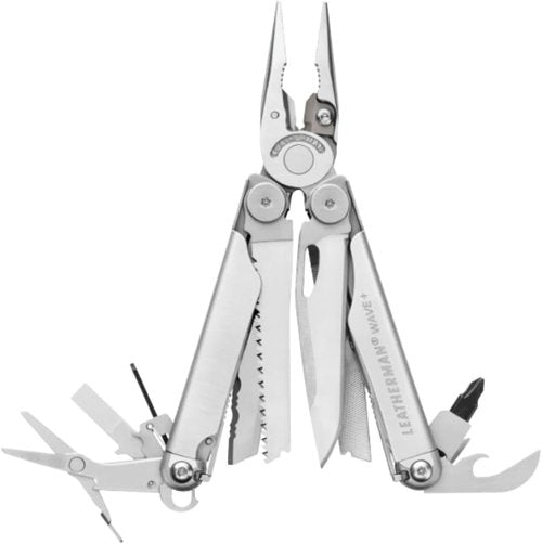 LEATHERMAN, Wave+, 18-in-1 Full-Size, Versatile Multi-tool for DIY, Home, Garden, Outdoors or Everyday Carry (EDC), Black