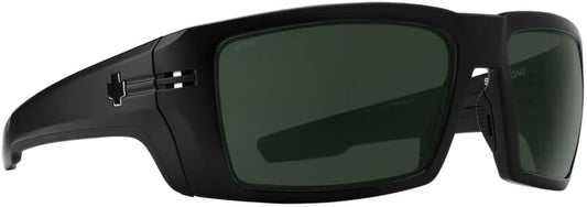 Spy Rebar ANSI Certified Sunglasses Matte Black With Happy Gray Green Lens