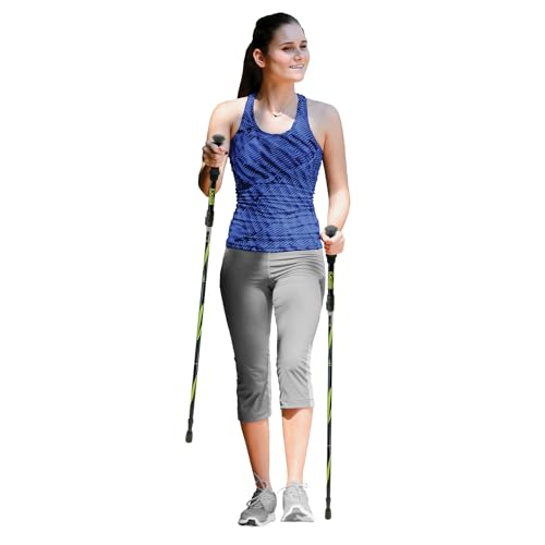 GoFit GoTrek Trekking Poles, Black, Pair