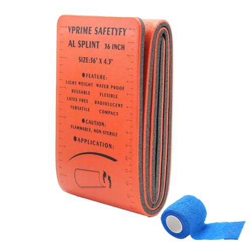 First Aid Splint 36 Inch Aluminum Waterproof Emergency Kit - 1 Pack