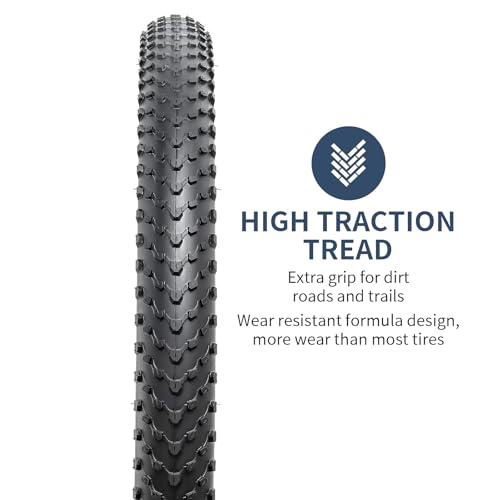 2 Pack 26x2.40 Mountain Bike Tires - Replacement MTB Tires 26 Inch
