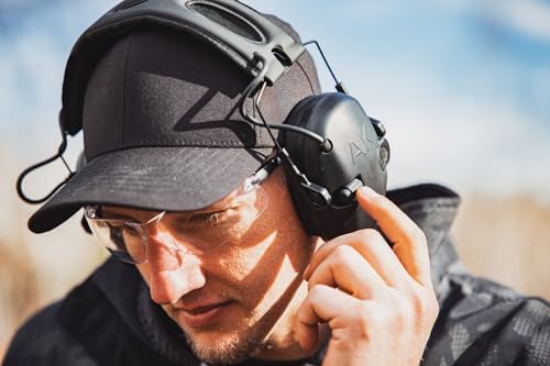 AKT1 Sport Sound Amplification Earmuff, Premium Ear Pro for Shooting, NRR 25