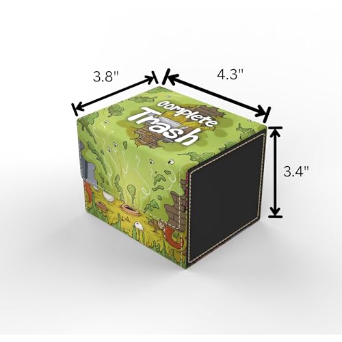 Hand-Drawn TCG Deck Box for Magic the Gathering & Lorecan Cards - The Ring Variation