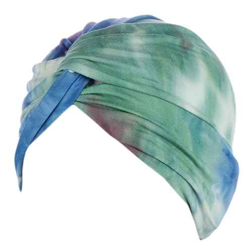 Womens Stretch Turbans Hat Headwraps Chemo Cap Cancer Head Cover Wraps