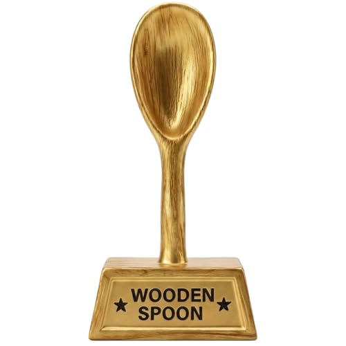 6 Inch Wooden Spoon Trophy - Funny Award for Cook-Offs & Bake-Offs