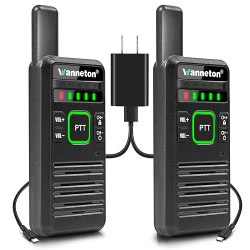 RT22pro Wireless Frequency Copy Rechargeable Walkie Talkies for Adults,walkie talkies Two Way radios Long Range with VOX, Scrambling, decoding, Battery Display, scanning and Other Functions.