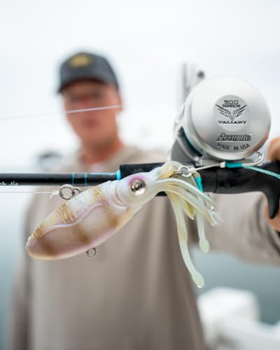 Saltwater Vibration Fishing Lure - Nomad Design Squidtrex Aqua Ghost 110mm 4 1/3" & 1 3/4oz