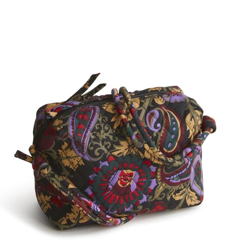 Women's Cotton Crossbody Bag - Midnight Garden Paisley, Lightweight & Stylish