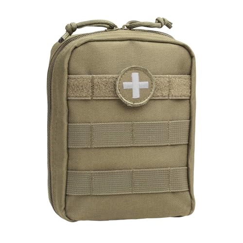 Orca Tactical First Aid Molle Pouch - Heavy Duty IFAK Medical Bag - Olive Drab Green
