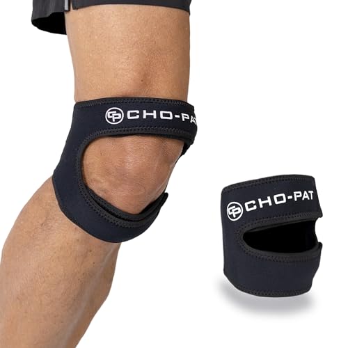 Cho-Pat Dual Action Lite Knee Support Strap Small/Medium for Tendonitis & Knee Pain