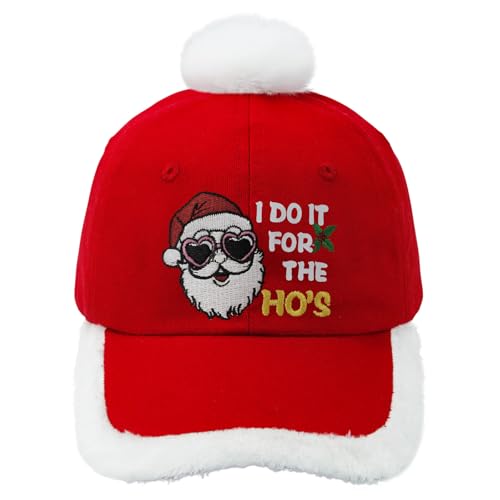 Embroidered Baseball Cap Golf Dad Hat Adjustable Original Classic Low Profile Cotton Cap Red Santa Hat Men Women