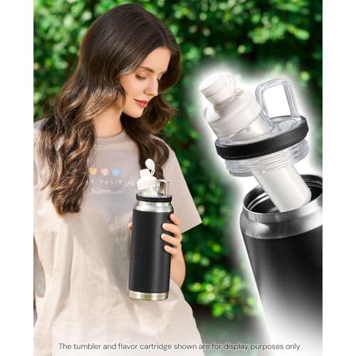 Tumbler Adapter for YETI to Flavor Cartridges, Compatible with YETI 12, 18, 26, 36, 46, 64 oz Rambler Bottle, BPA Free, Food Grade Silicone, Leak Proof