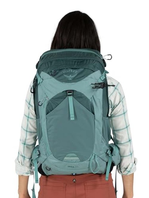 Osprey Mira 22L Women's Hiking Backpack with Hydraulics Reservoir, Succulent Green