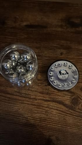 Aluminum Balls in 68 Caliber Solid Resuable Seamless Paintballs for High Impact, Training, Target Practice and Defense .68 Cal. (20 pcs)