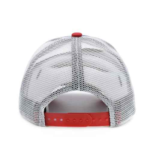 American Flag Trucker Hat, Snapback Mesh USA Flag Baseball Caps, 4th of July for Men Women