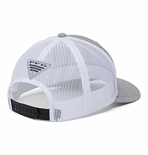 Unisex Mesh Ball Cap with Breathable Back - Columbia PFG Large-X-Large Cool Grey Heather/Black