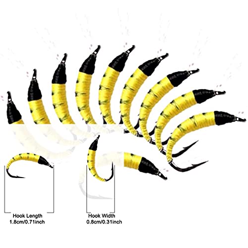 Fly Fishing Flies Kit 114 Pcs Handmade Trout Bass Streamers Dry Wet Flies