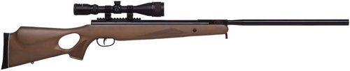 Crosman Benjamin Trail XL Magnum .25-Caliber NP Break Barrel Hunting Air Rifle And Scope, Wood