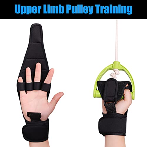 Finger Support Brace for Stroke Hemiplegia Hand Rehabilitation - Adjustable Elastic Cloth