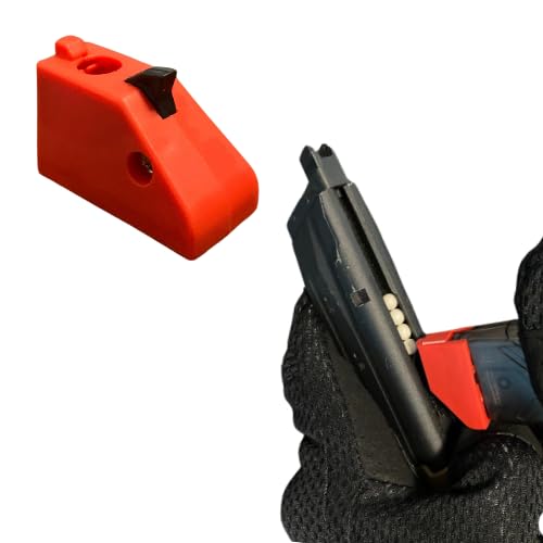 Generic Airsoft Speed Loader for Pistol Magazines Quick and Easy Reload (Red)