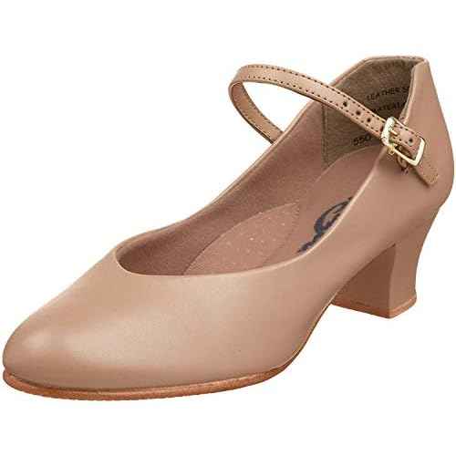 Capezio womens Jr. Footlight Character dance shoes, Caramel, 7.5 US