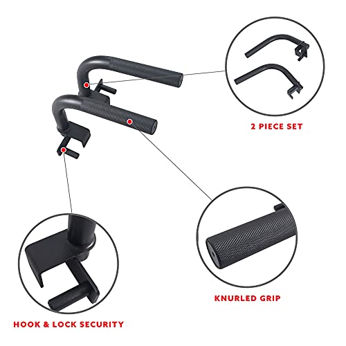 Power Cage Squat Rack Attachments for Home Gym - Dip Bar