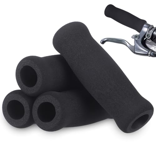 Bike Handlebar Covers 4-Pack Sponge Grips Shock Absorbing Comfort with Heat Insulation