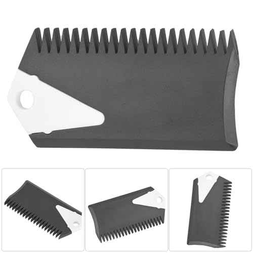 2Pcs Surf Wax Comb, PVC Surf Wax Remover with Fin Key, Surfboard Wax Remover Maintenance Tool, Wax Comb for Surfboard, Skimboard, Longboard Surfing Maintenance, 3 x 1.6in