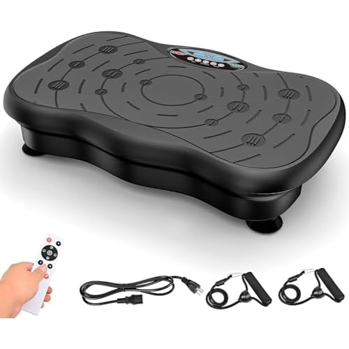 Vibration Plate Exercise Machine for Lymphatic Drainage Weight Loss, Whole Body Workout Vibration Fitness Platform ,Home Training Equipment ,Sport Gym for Weight Loss Fat Burner for Women Men