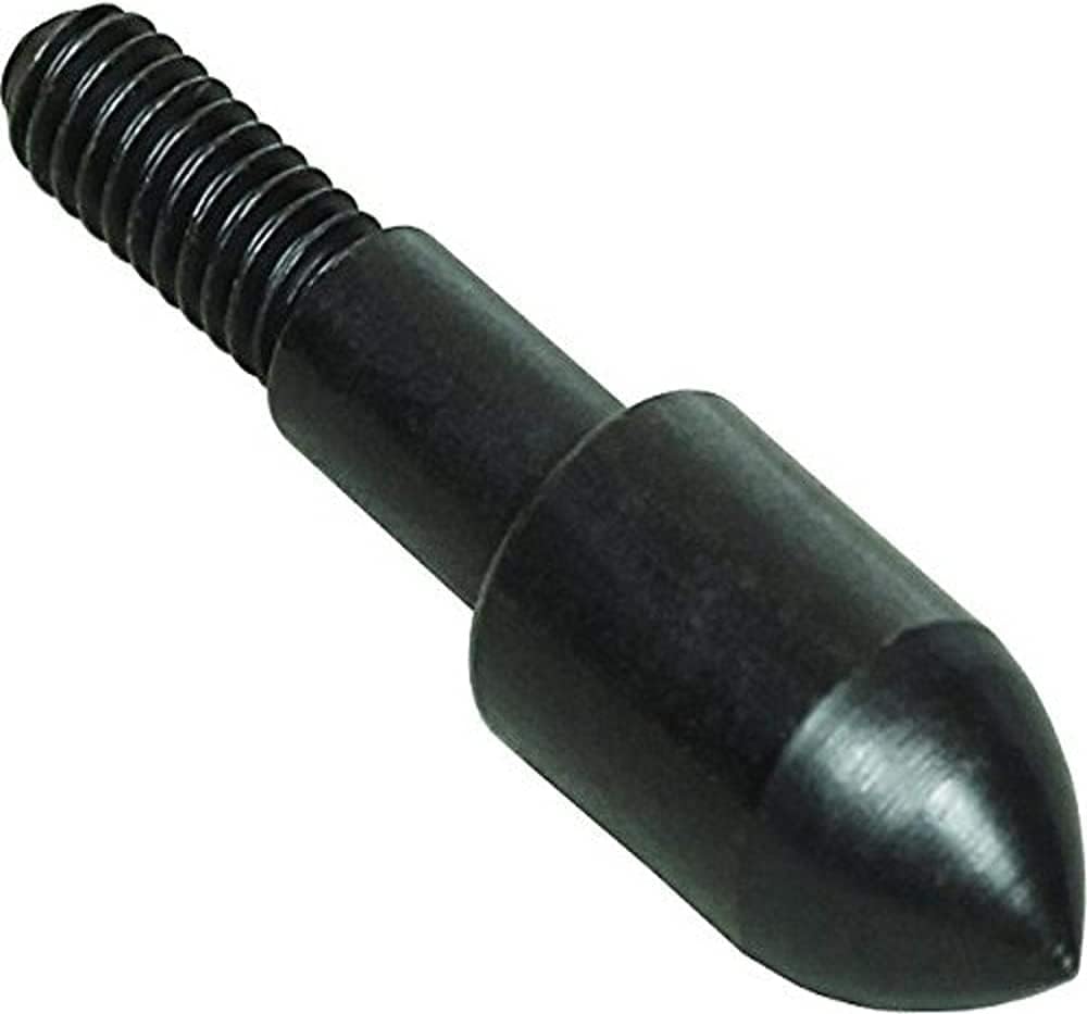 Allen Company Archery Bullet Points - Soft Arrow Tips for Target Practice - Screw-On Design - Reduces Wear and Tear on Targets - Multiple Sizes/Grain - 12-Pack - Black
