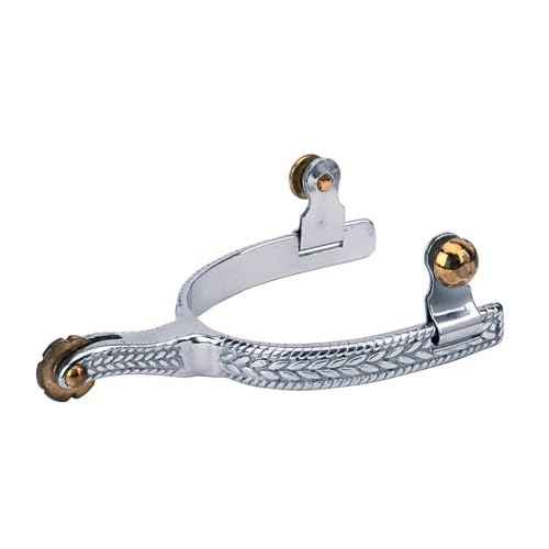 Weaver Leather Women's Roping Spur with Engraved Band, 2