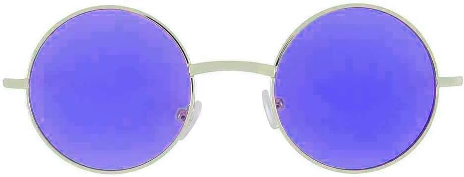 OWL Round Sunglasses Metal Frame Hippie Sunglasses UV400 Polycarbonate Circle Lens John Lennon Sunglasses for Men Women