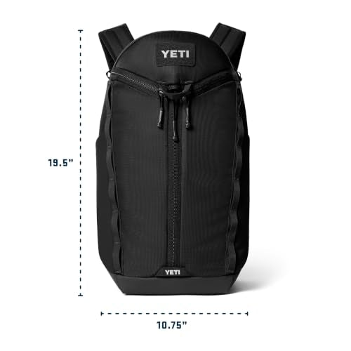YETI Palo 26L Active Backpack for Work & Gym - Black, Lightweight & Durable