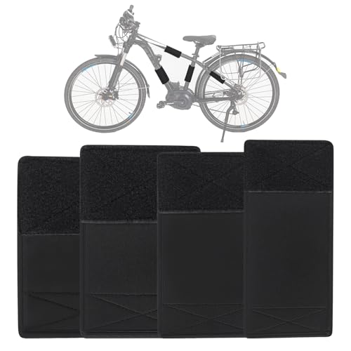 Besudo Bicycle Frame Protector Neoprene Set of 4 ? Frame Protection Ebike for Bicycle Carrier Transport ? Carbon Transport Protection Suitable for Thule Bicycle Carrier ? E Bike Accessories-051