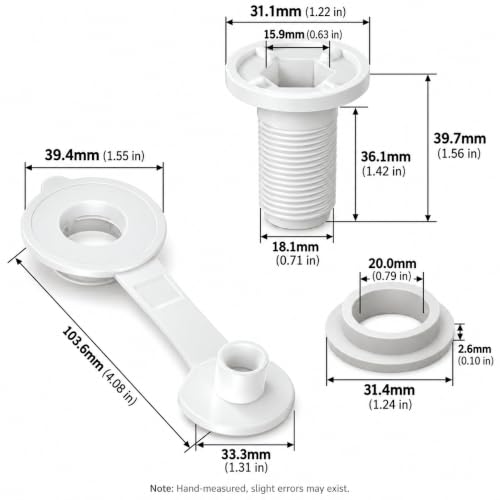 2Set Cooler Drain Plug Kit 1.5 Inch Shaft Replacement for Xtreme