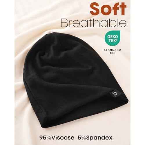 FURTALK Slouchy Beanie for Men Women Soft Knit Stretchy Skull Cap Stylish & Warm