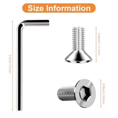 Replacement Screws for Clipless Cleats ? Compatible with Delta & SPD Styles (Clips Not Included, Silver)