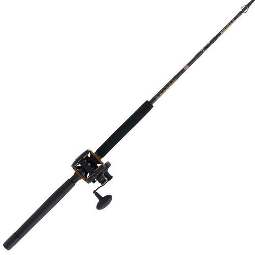 PENN 7' Squall II Lever Drag Fishing Rod & Size 60 Reel Combo, Heavy Power, Fast Action, Right Handle Position, Full Graphite Body and Sideplate Construction