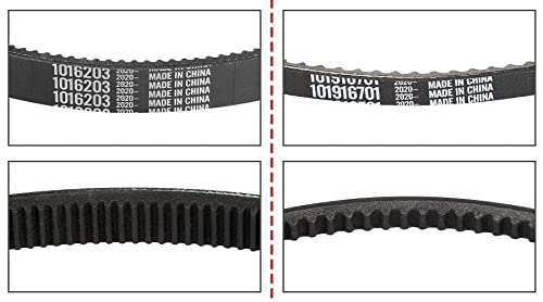 Golf Cart Clutch Drive Belt & Starter Generator Belt Kit for Club Car DS & Precedent