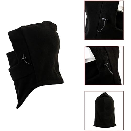Balaclava Ski Mask 2 Pcs - Windproof Warmer Fleece Adjustable Winter Mask for Men Women
