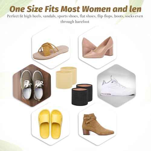 2 Pairs Arch Support Sleeves, Elastic Foot Compression Sleeve Flat Arches Support Bands Copper Foot Arch Supports Universal Size Foot Wrap Plantar Brace Compression Bands for Women Men