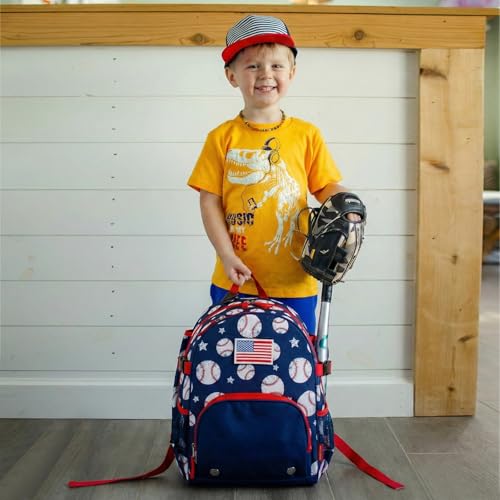 Choco Mocha TBall Bag for Toddler Kids with Bat Holder - Blue Variation
