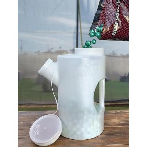 Gen X Global Ultimate Paintball Hauler/Caddy, G-162, Holds 1,000 Paintballs, Impact-Resistant, Easy Pour Spout, Portable Design with Secure Lid